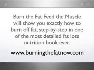 Burn the Fat Feed the Muscle