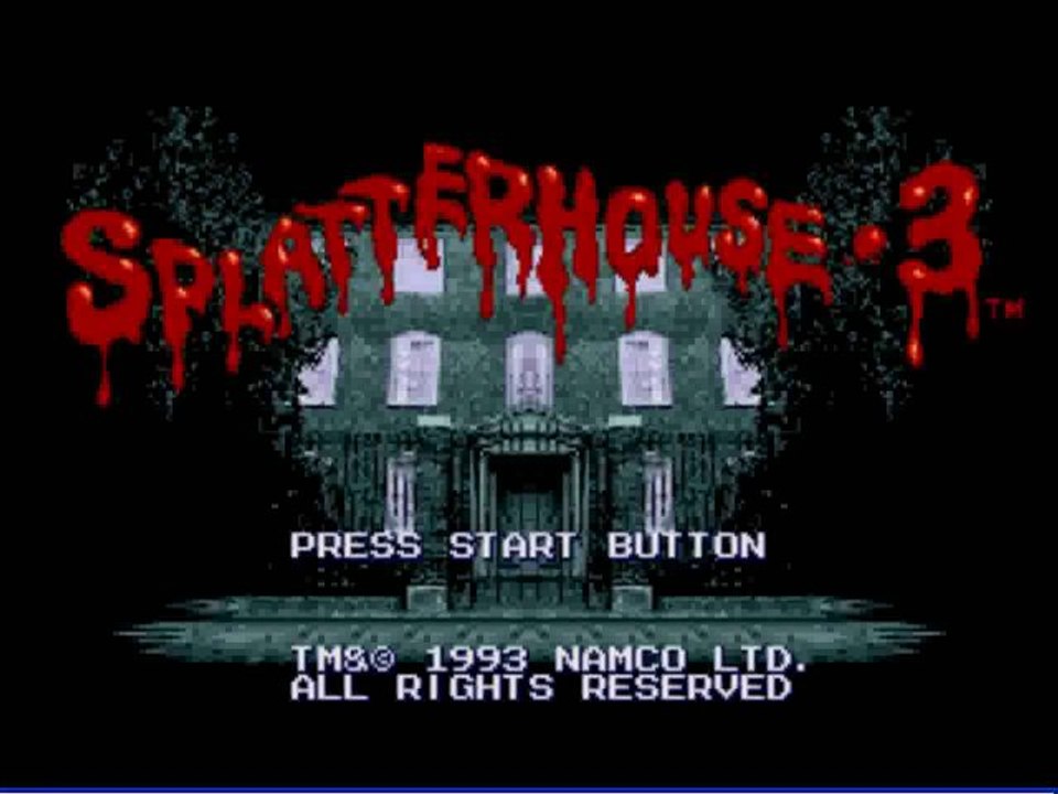 Splatterhouse 3 [megadrive] videotest