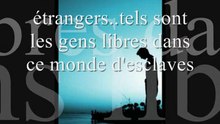 traduction poeme ghouraba (étrangers) غرباء