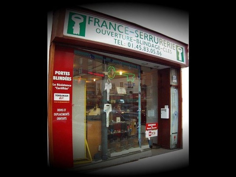 Présentation boutique - France serrurerie