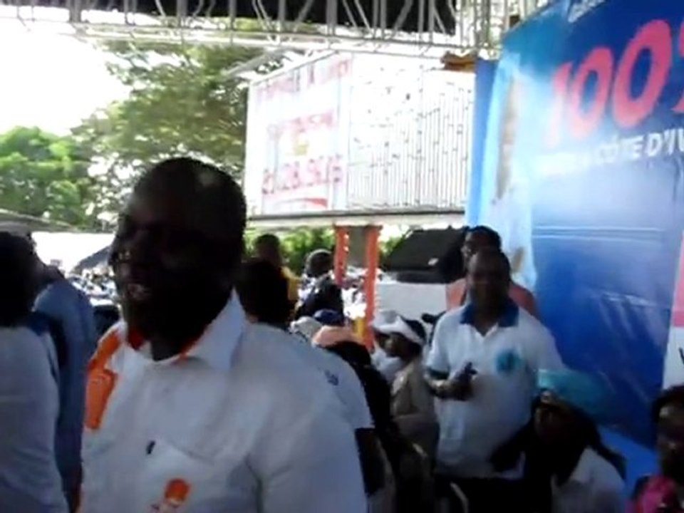 dernier meeting de GBAGBO