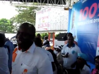 dernier meeting de GBAGBO