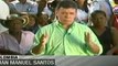 Presidente Santos pide unidad nacional para enfrentar daños