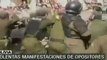 Violentas manifestaciones de opositores en rechazo a aumento