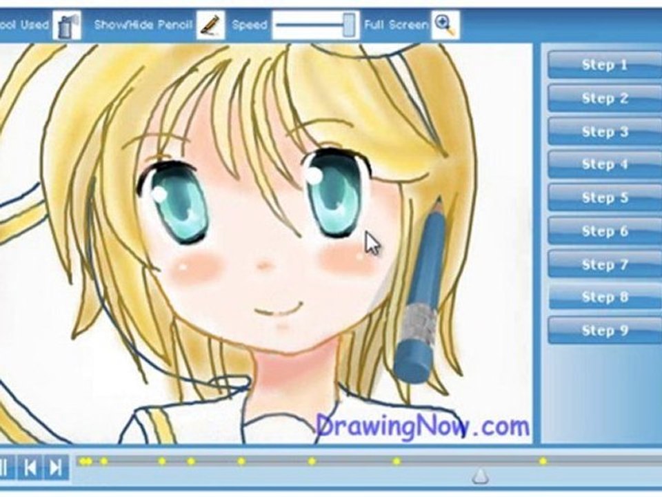 How to draw Rin Kagame