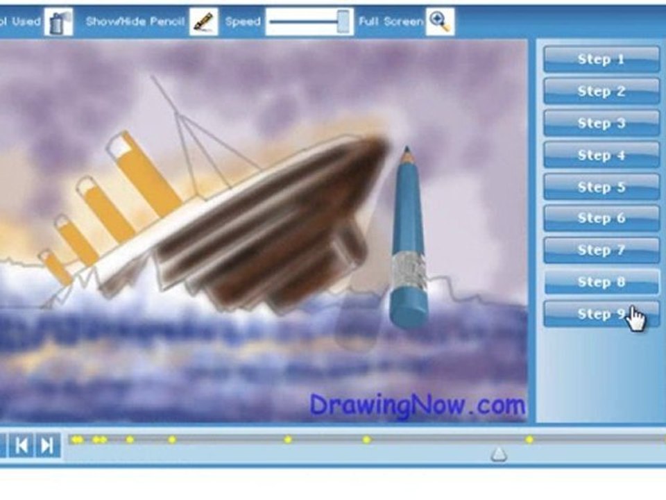 How to draw Titanic
