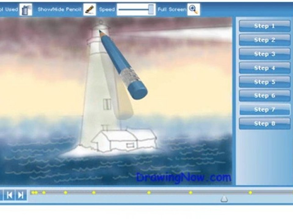 How to draw a Lighthouse