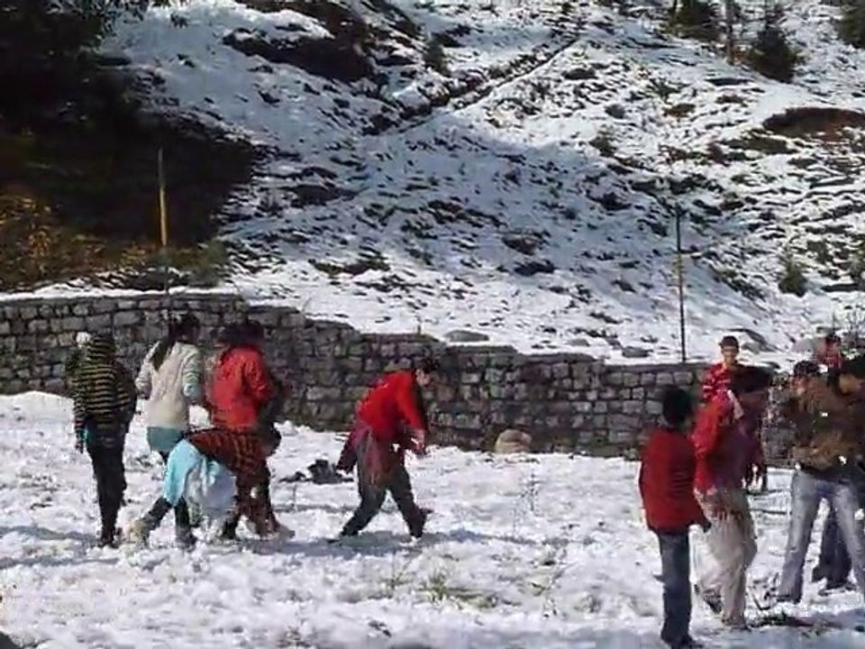 Inde 2010 - Manali - Bataille de neige