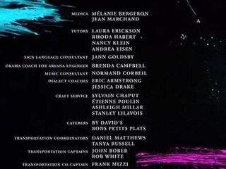 End credits - Extrait End credits (Anglais)