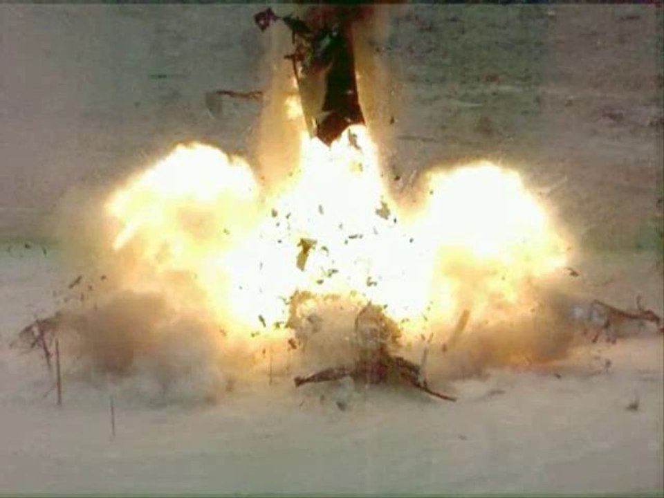 Slow motion explosions