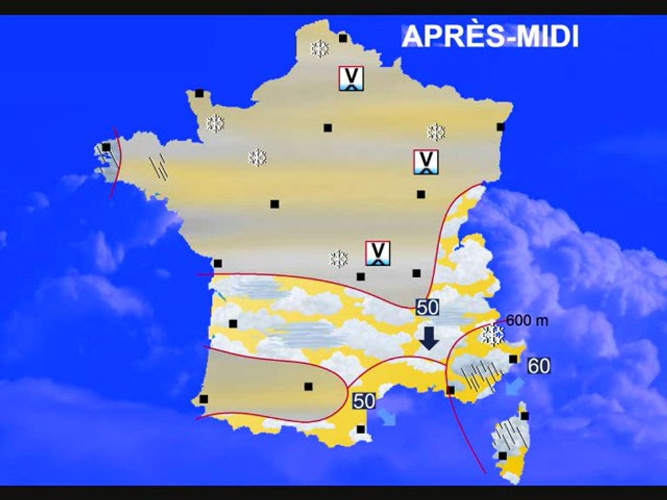 Météo 3 janvier 2011: Prévisions du 03/01 au 09/01/2011