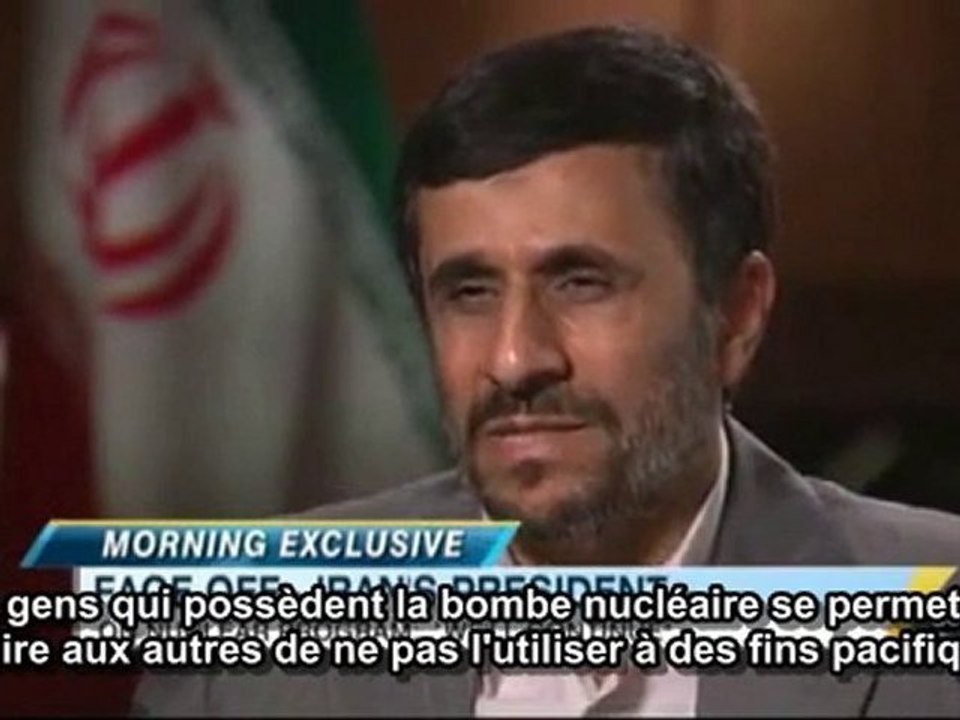 Interview d'Ahmadinejad sur ABC news en mai 2010 vostfr