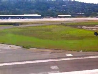 Flying and Landing over Jamaica