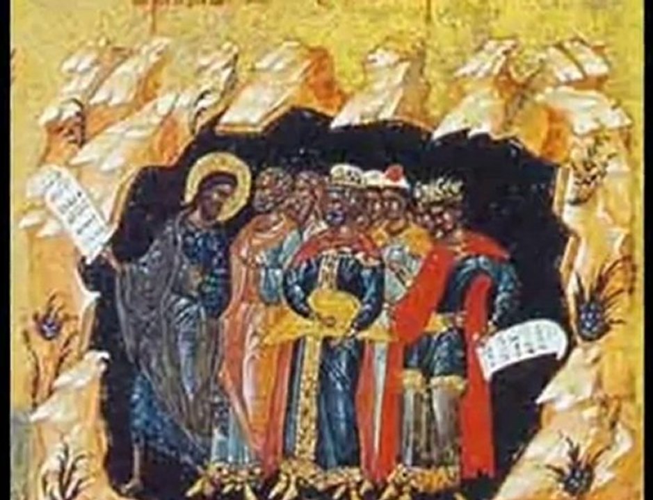 Teacher comes out of Temple † chant by Orthodox monks