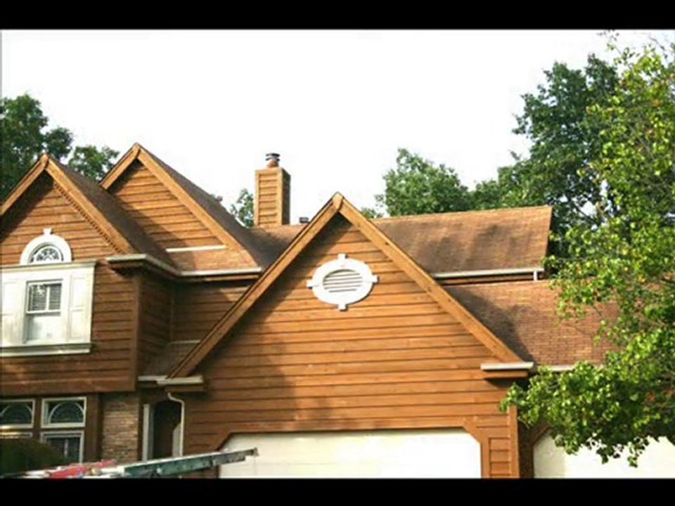 Roof cleanings Before and afters