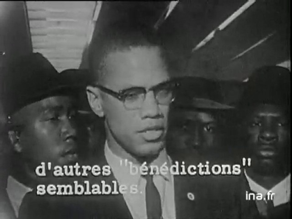 Malcolm X accorde une interview a un blanc européen