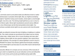 Truck Strobe Lights