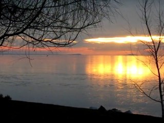 Sunrise and Sunset at lake Balaton