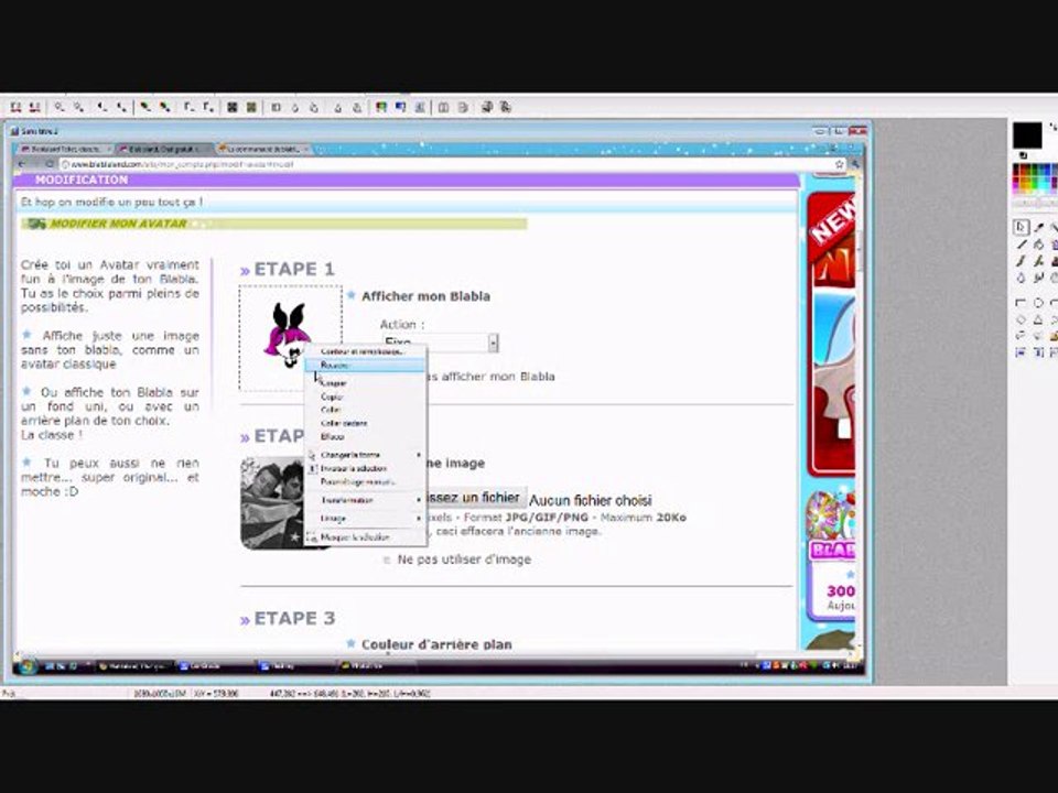 Tuto Pour Obtenir Un Skin Blablaland sur Fond Blanc.