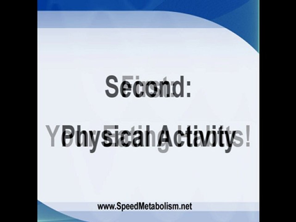 Speeding Up Your Metabolism