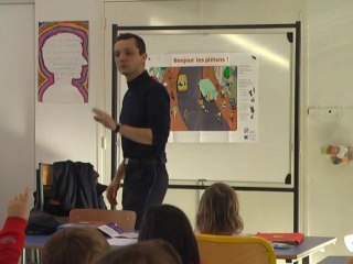 Cours de prévention routière  des CE1 - 2e partie