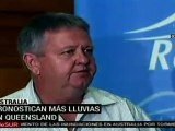 Pronostican más lluvias en Australia, afectada por inundaciones