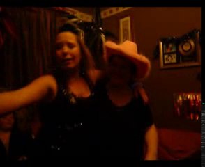 Leanne And Her Best Friend Mandy Cornwell Celebrating