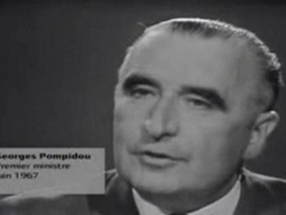 G. Pompidou / La France appartient aux banques.