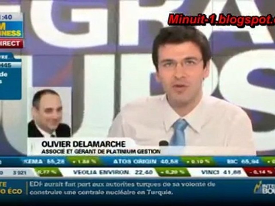 Olivier Delamarche BFM BIZZ - 4 janvier 2011 - 4/01/2011