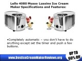 Lello 4080 Musso Lussino Ice Cream Maker