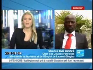 Charles Blé Goudé - itw du 04/01/2011