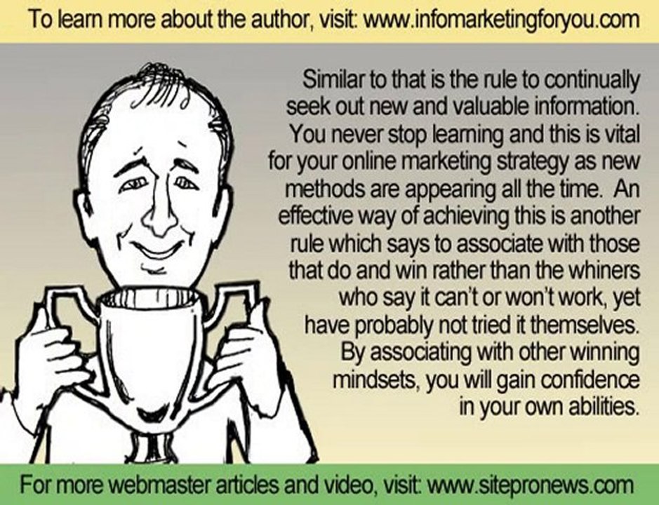 Ten Rules for a Winning Online Marketing Strategy