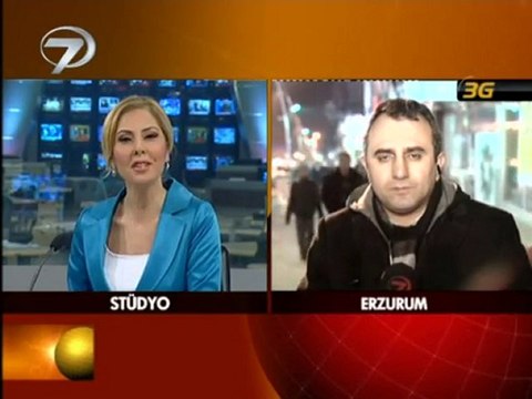 Erzurum Kış Olimpiyatları 3G Canlı Bağlantı Kanal7 Haber