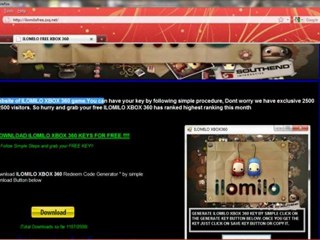 FREE ILOMILO XBOX360[OFFICIAL] SERIAL KEYS