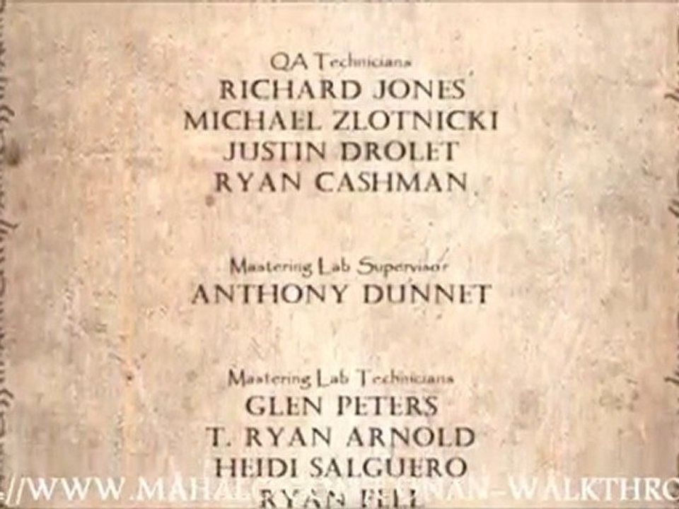 Conan Walkthrough - End Credits