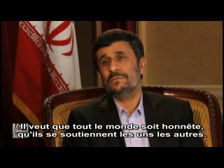 Mr Ahmedinejad, le 24 septembre 2010 Dans le reportage avec