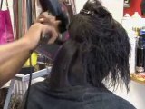 How To Blow Dry Black Hair
