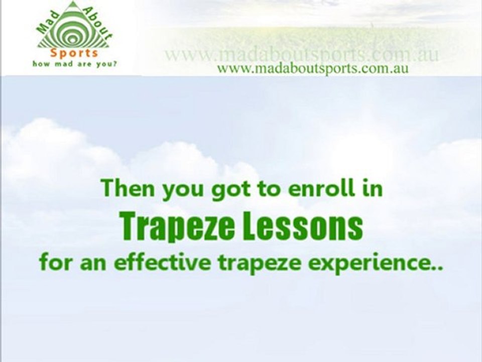 Effective Trapeze Lessons