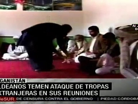 Aldeanos temen ataque de tropas extranjeras en sus reuniones