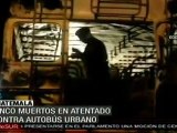 Un atentado contra un autobús urbano causa muertos y decenas de heridos en Guatemala