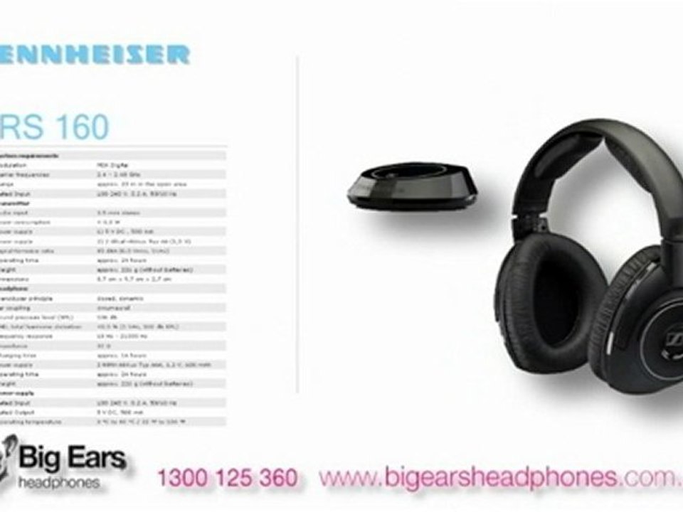 Sennheiser RS 160 Headphone Overview Video
