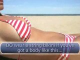 Fashion Dos And Don'ts - At The Beach : The string bikini-a do or a don't?