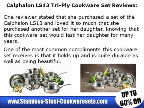 Calphalon LS13 Stainless Steel Cookware Set