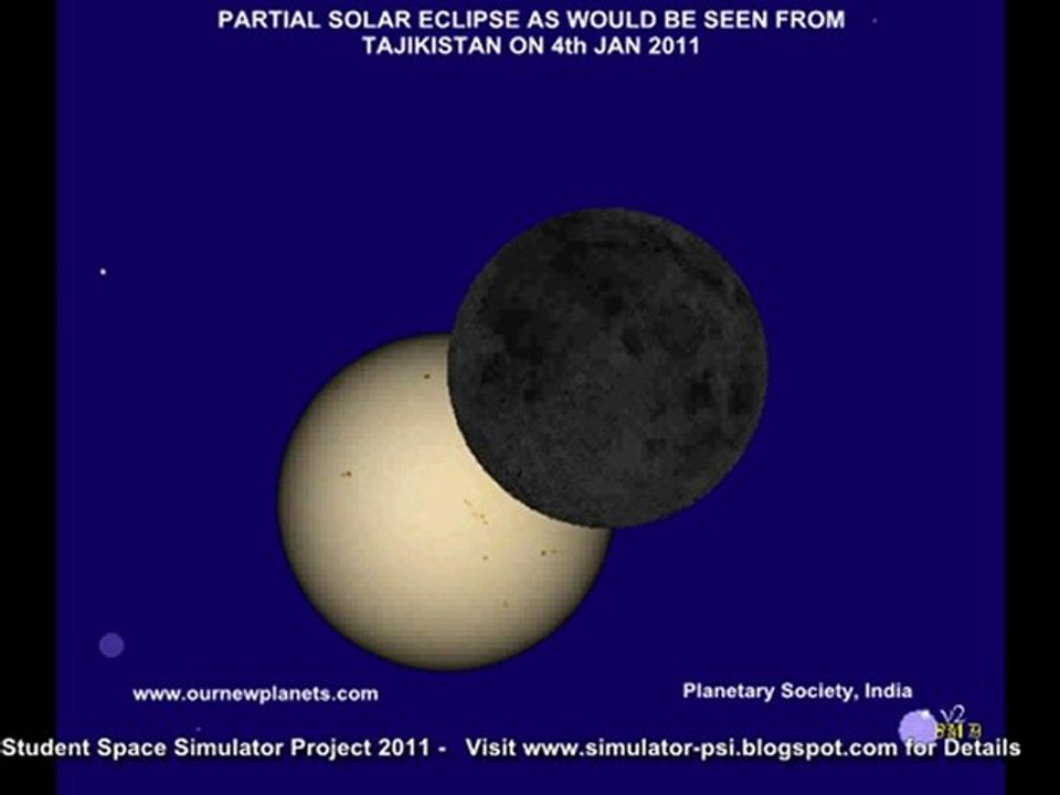 4th Jan 2011 Eclipse - TAJIKISTAN 4 января 2011 Eclipse