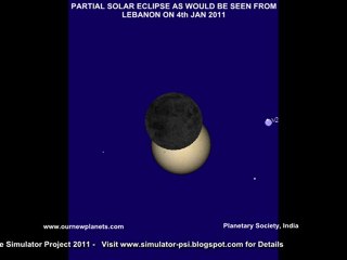 4th Jan 2011 Eclipse LEBANON - 4 يناير 2011 الكسوف