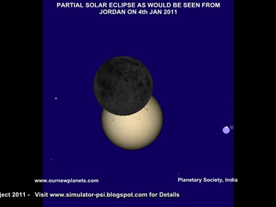 4th Jan 2011 Eclipse JORDAN - 4 يناير 2011 الكسوف