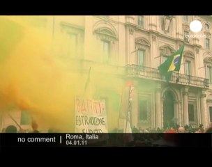 Italians protest against Brazil's decision... - no comment