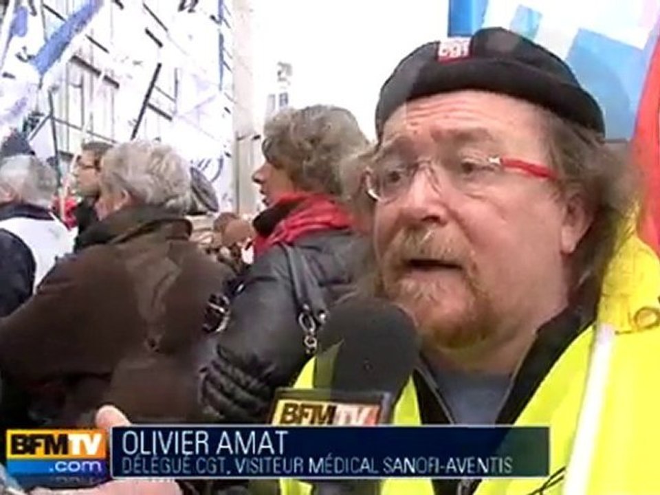 Grève des salariés du groupe Sanofi-Aventis