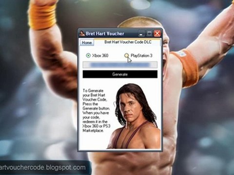 Bret Hart Voucher Code Free on SmackDown vs Raw 2011