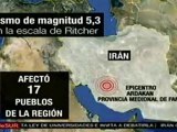 Sismo de 5,3 grados Richter en Irán